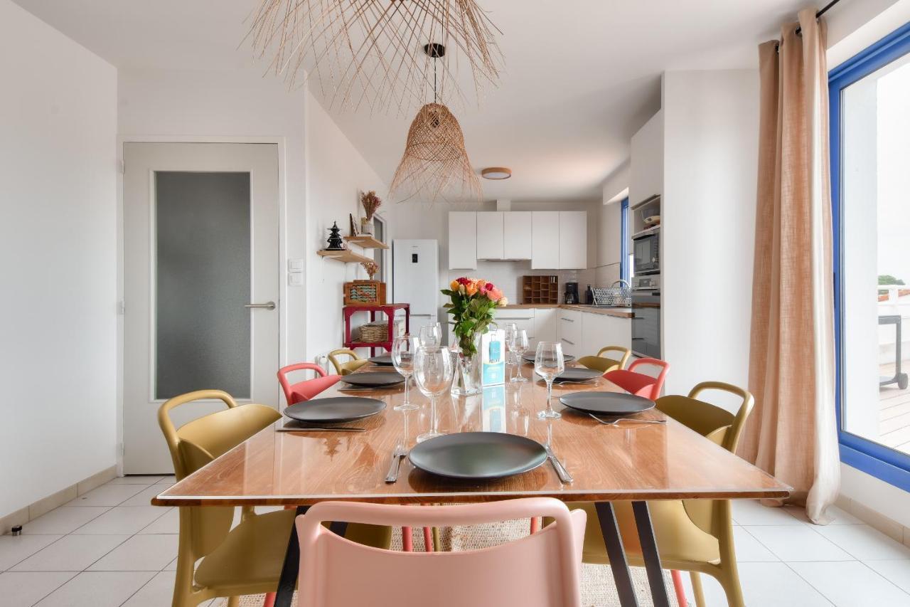 Appart Pour 8 Au Coeur De Noirmoutier - Terrasse Экстерьер фото